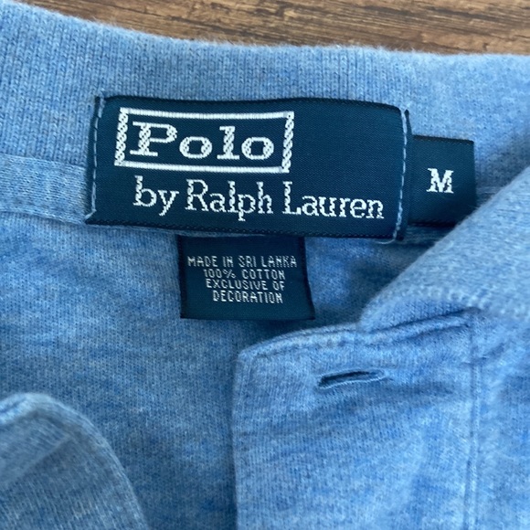 Soft, cotton light blue polo! - Picture 3 of 3